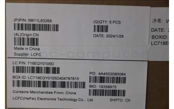 Lenovo 5M11L83268 MECH_ASM KBDBZL,BEL,WL,BK/BZ,SRX