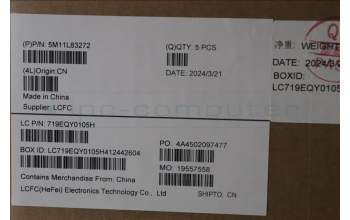 Lenovo 5M11L83272 MECH_ASM KBDBZL,CZE/SLK,WL,BK/BZ,SRX