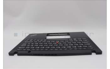 Lenovo 5M11L85665 C-Cover with keyboard, Danish, Black, UK
