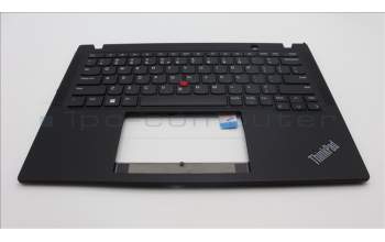 Lenovo 5M11L85684 C-Cover with keyboard, US English Euro, Black, US