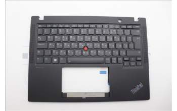 Lenovo 5M11L85881 C-Cover with keyboard, Bulgarian, Black, Backlight, UK
