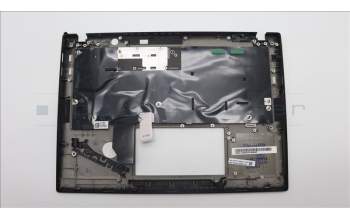 Lenovo 5M11L85893 C-Cover with keyboard, Czech/Slovakian, Black, Backlight, UK