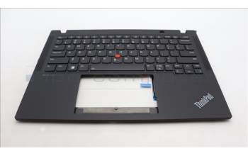 Lenovo 5M11L85905 C-Cover with keyboard, USA English, Black, Backlight, US
