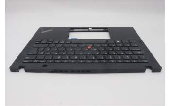 Lenovo 5M11L85911 C-Cover with keyboard, Estonian, Black, Backlight, UK