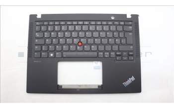 Lenovo 5M11L85936 C-Cover with keyboard,German,Black,Backlight