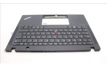 Lenovo 5M11L85936 C-Cover with keyboard,German,Black,Backlight