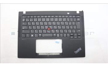 Lenovo 5M11L85979 C-Cover with keyboard, Japanese, Black, Backlight, JP