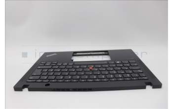 Lenovo 5M11L86016 C-Cover with keyboard, Portuguese, Black, Backlight, UK
