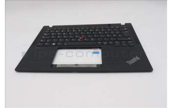 Lenovo 5M11L86171 C-Cover with keyboard, German, Black, Backlight, WWAN, UK