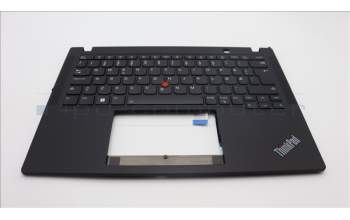 Lenovo 5M11L86237 C-Cover with keyboard, Norwegian, Black, Backlight, WWAN, UK