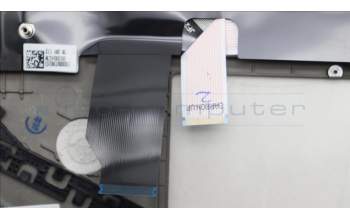 Lenovo 5M11L86261 C-Cover with keyboard, Slovenian, Black, Backlight, WWAN, UK