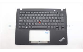 Lenovo 5M11L86280 C-Cover with keyboard, Switzerland, Black, Backlight, WWAN, UK