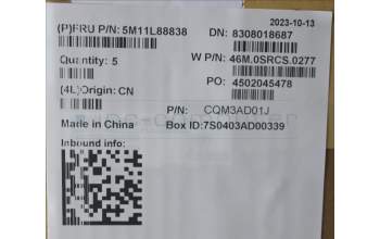 Lenovo 5M11L88838 MECH_ASM WW C-Cvr+TC KB ASM,CHY