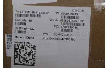 Lenovo 5M11L88842 MECH_ASM WW C-Cvr+UKE KB ASM,CHY