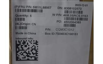 Lenovo 5M11L88957 MECH_ASM WW C-Cvr+BEL KB ASM,TRI