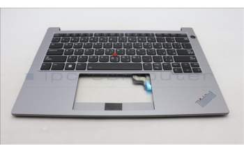 Lenovo 5M11L92658 C-Cover with keyboard,Arabic,Arctic Grey,Backlight