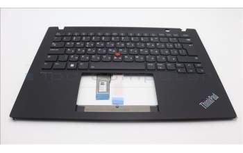 Lenovo 5M11L92816 C-Cover with keyboard, Bulgarian, Black, Backlight, UK