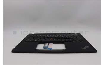 Lenovo 5M11L92826 C-Cover with keyboard, Danish, Black, Backlight, UK