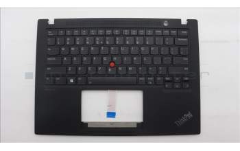 Lenovo 5M11L92839 C-Cover with keyboard, US English Euro, Black, Backlight, US