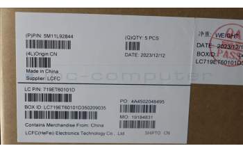 Lenovo 5M11L92844 MECH_ASM KBD w/CVR FRA BL (SUN) UK BK