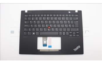 Lenovo 5M11L92892 C-Cover with keyboard, Norwegian, Black, Backlight, UK