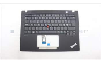 Lenovo 5M11L92896 C-Cover with keyboard, Nordic, Black, Backlight, UK
