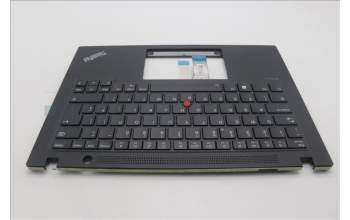 Lenovo 5M11L92938 C-Cover with keyboard, UK English, Black, Backlight, UK