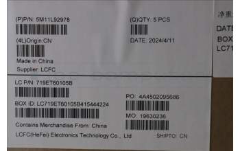 Lenovo 5M11L92978 MECH_ASM KBD Cc DEN BL (CHY) UK WWAN BK