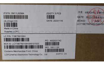 Lenovo 5M11L92984 MECH_ASM KBD Cc ENG BL (SUN) US WWAN BK