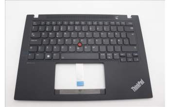 Lenovo 5M11L93042 C-Cover with keyboard, Norwegian, Black, Backlight, WWAN, UK