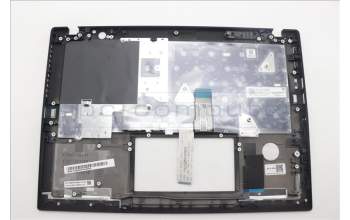 Lenovo 5M11L93042 C-Cover with keyboard, Norwegian, Black, Backlight, WWAN, UK