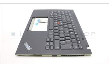 Lenovo 5M11L93062 C-Cover with keyboard, Spanish, Black, Backlight, WWAN, UK
