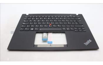 Lenovo 5M11L93062 C-Cover with keyboard, Spanish, Black, Backlight, WWAN, UK