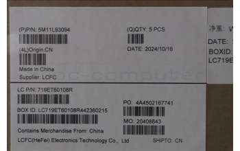 Lenovo 5M11L93094 C-Cover with keyboard, Ukraine, Black, Backlight, WWAN, US