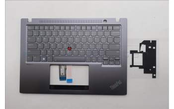 Lenovo 5M11L93118 C-Cover with keyboard, USA English, Grey, Backlight, US