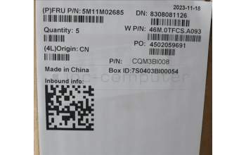 Lenovo 5M11M02685 C-Cover with keyboard, Nordic, Non-Backlight, UK