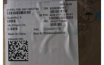 Lenovo 5M11M02754 MECH_ASM FRU KBY BKLT Thai W/C DFN