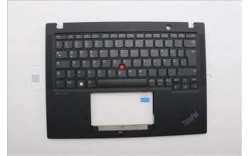 Lenovo 5M11M02956 C-Cover with keyboard, German, Black, UK