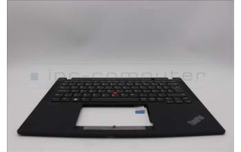 Lenovo 5M11M02964 C-Cover with keyboard, Hungarian, Black, UK