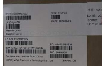 Lenovo 5M11M03022 C-Cover with keyboard, UK English, Black, UK