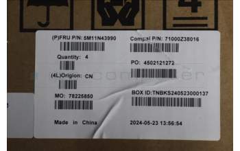 Lenovo 5M11N43990 MIDDLE_FRAME_ASSY_TS_CLOUD_GREY