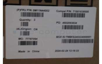 Lenovo 5M11N44002 MIDDLE_FRAME_ASSY_TS_CLOUD_GREY