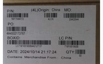 Lenovo 5M11N44172 DP cover Kit,T7100 ,LCFC