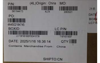 Lenovo 5M11N44173 MECH_ASM ChassisAssy,Stormgray,T7100,HK