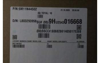 Lenovo 5M11N44502 Top Filtre Frame Assy,Bk,LOQ26L