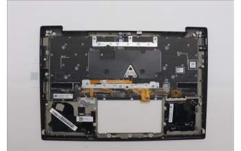 Lenovo 5M11N61081 C-Cover with keyboard, Arabic, Deep Black, FingerPrint Reader, WLAN, US