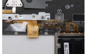 Lenovo 5M11N61086 C-Cover with keyboard, Czech Slovakian, Deep Black, FingerPrint Reader, WLAN, UK