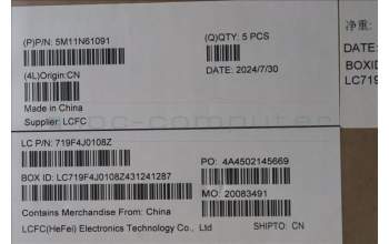 Lenovo 5M11N61091 MECH_ASM GRP_KBD_BZL_FRA_WL_DB_CHY