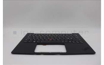 Lenovo 5M11N61104 C-Cover with keyboard, Nordic, Deep Black, FingerPrint Reader, WLAN, UK