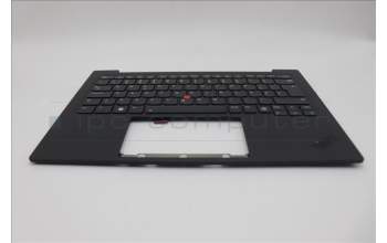 Lenovo 5M11N61105 C-Cover with keyboard, Portuguese, Deep Black, FingerPrint Reader, WLAN, UK